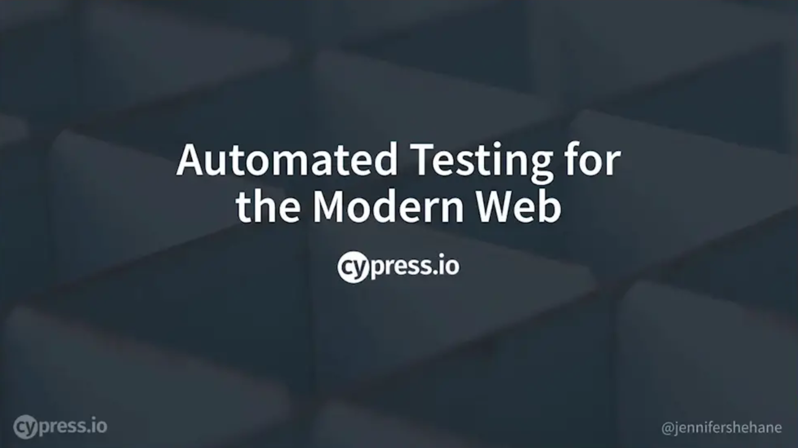 Automated Testing for the Modern Web