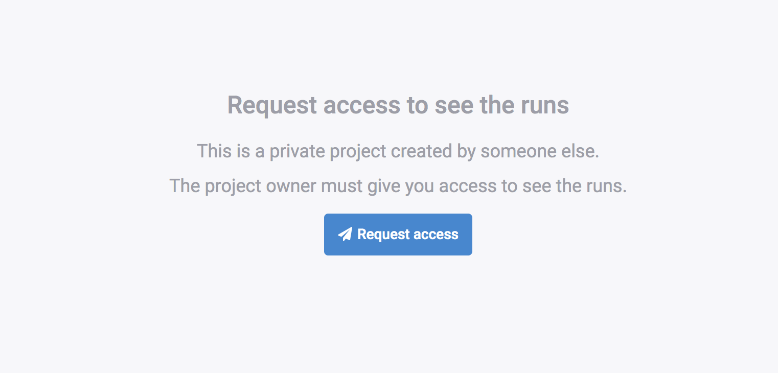 Request access to project