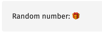 Random number